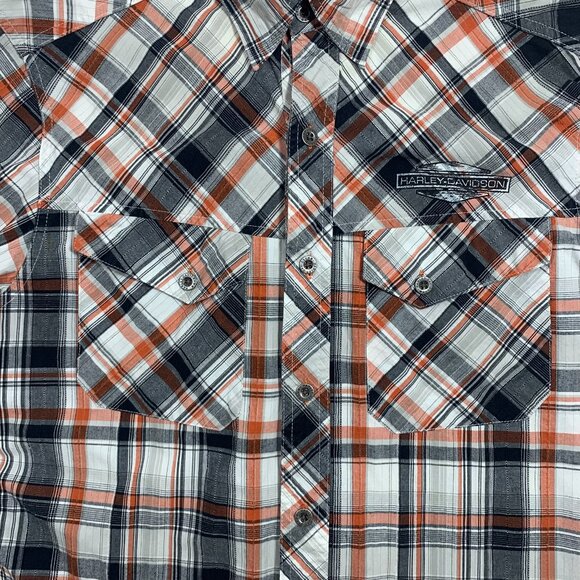 PROJEK RAW long sleeve cotton plaid shirt size medium - Picture 9 of 16